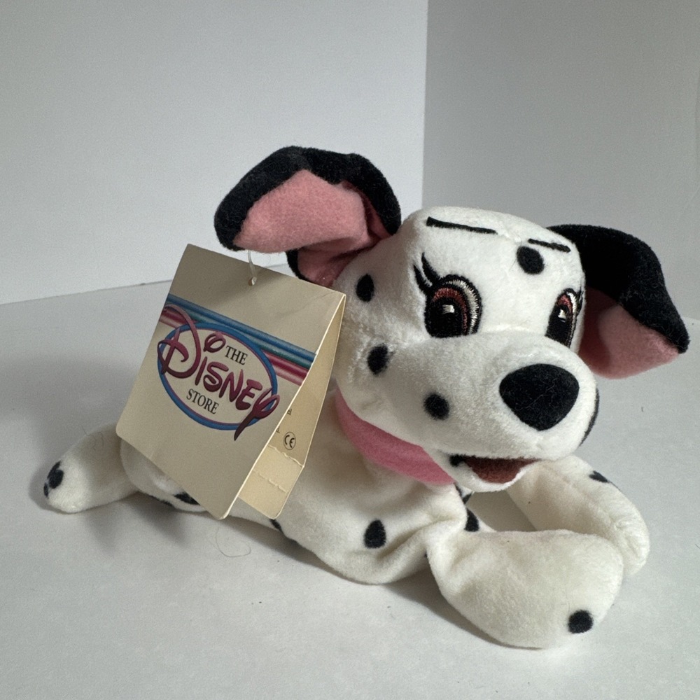 New Disney Store Mini Bean Bag Jewel 8 in from 101 Dalmatians Movie
